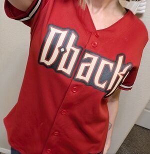 Arizona Dbacks Button-up Jersey S
